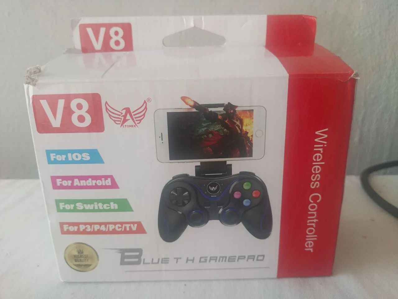 Controle Gamepad Wireless  Joysticks Bluetooth IOS, ANDROID, PC