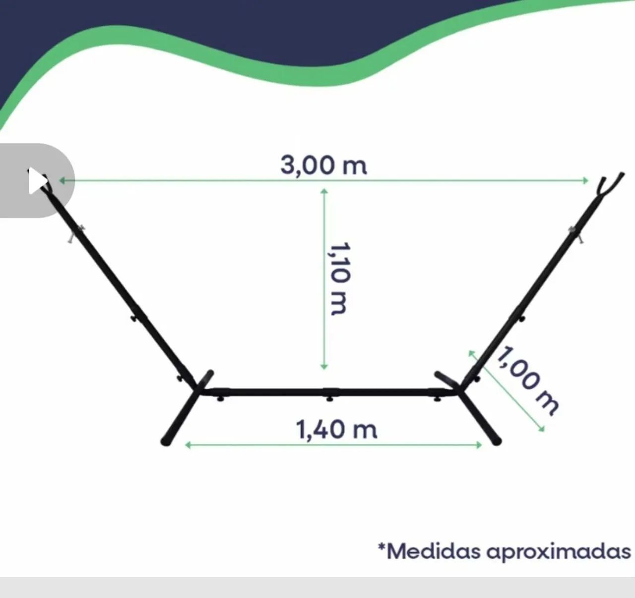 Suporte de Rede Portátil Topsol 64961564044161121