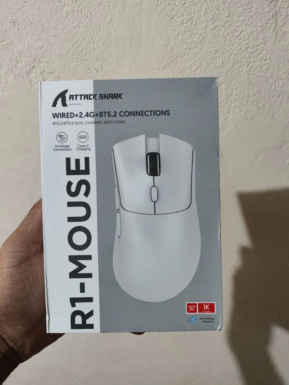 MOUSE GAMER ATTACK SHARK R1