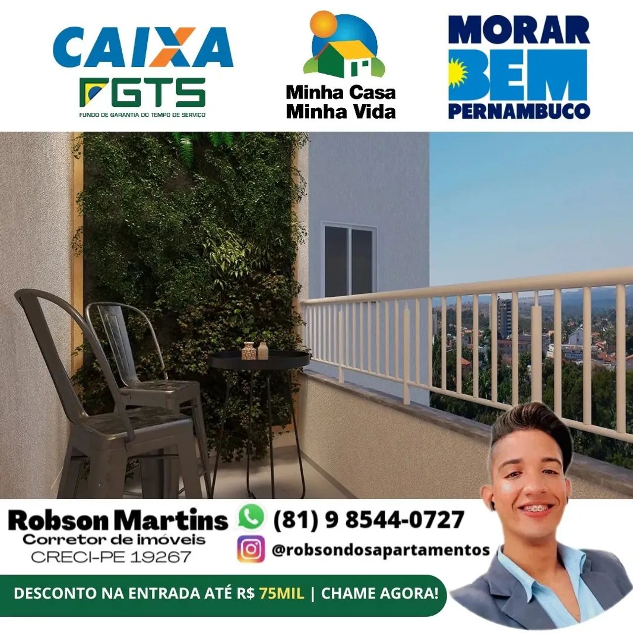 PAULISTA | MINHA CASA, MINHA VIDA | 2 QUARTOS MENSAIS A PARTIR DE R$450 - Foto 2