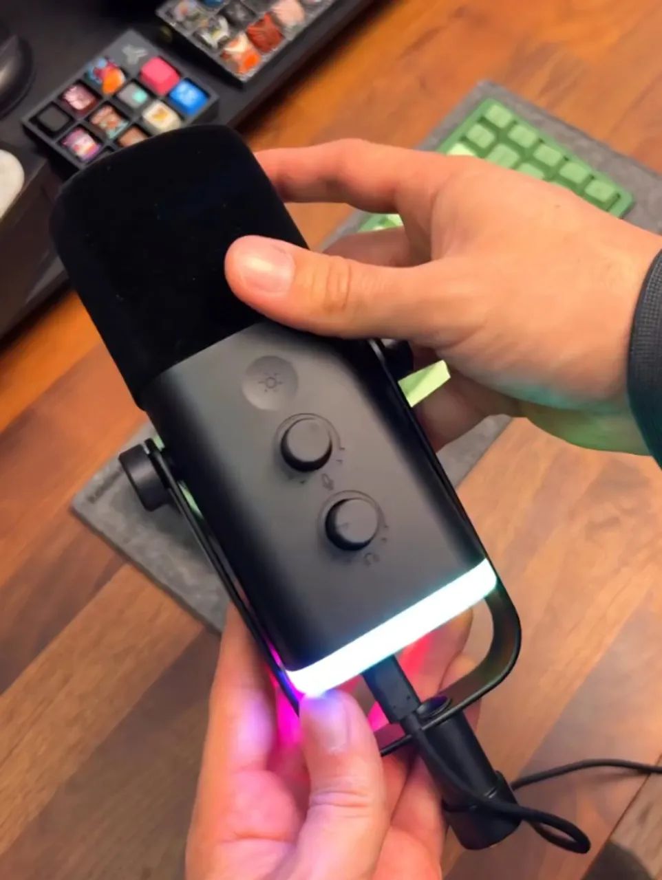 Microfone XLR Dinâmico FIFINE AM8T - Foto 4