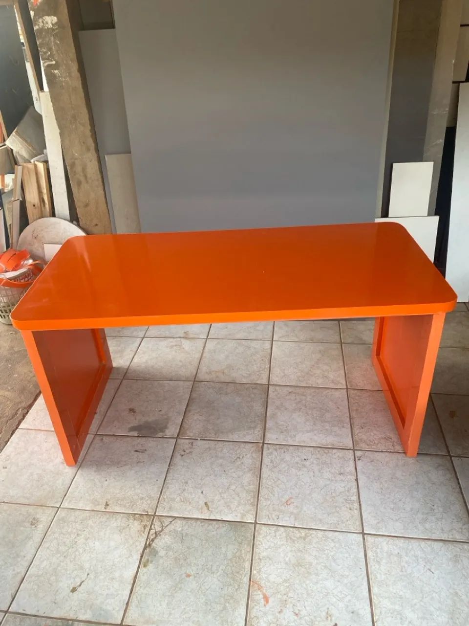 Mesa Infantil Laranja com 2 Cadeiras - Foto 4