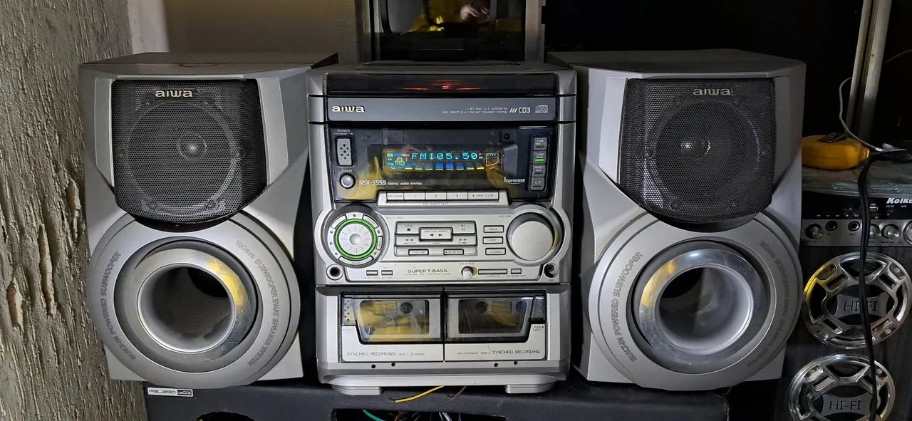 SOM AIWA NSX-S559 - Aparelhos de Som - Cajuru, Curitiba 1432156796
