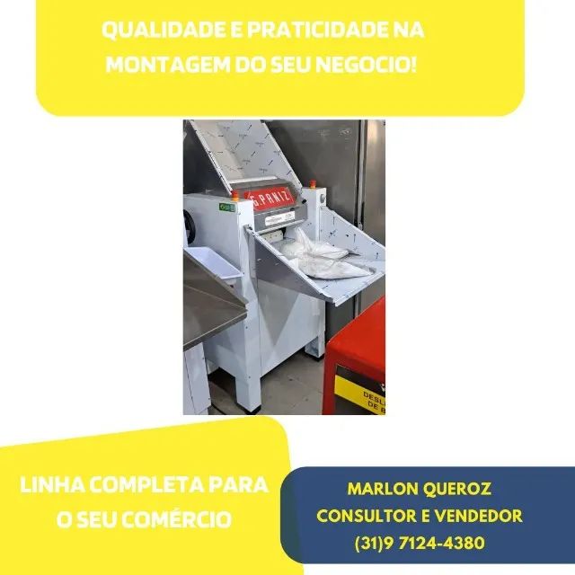 Cilindro de Padaria 50CM G-Paniz 2 Motores Trifásico