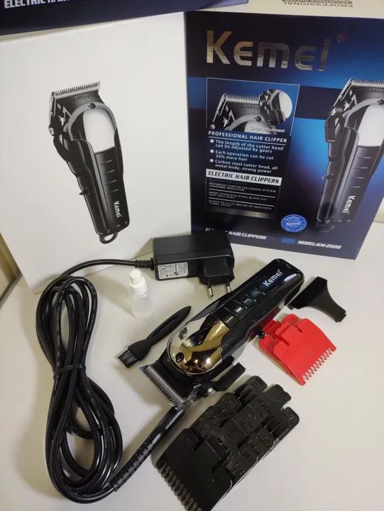 Máquina de Cortar Cabelo Kemei Profissional. - Foto 2
