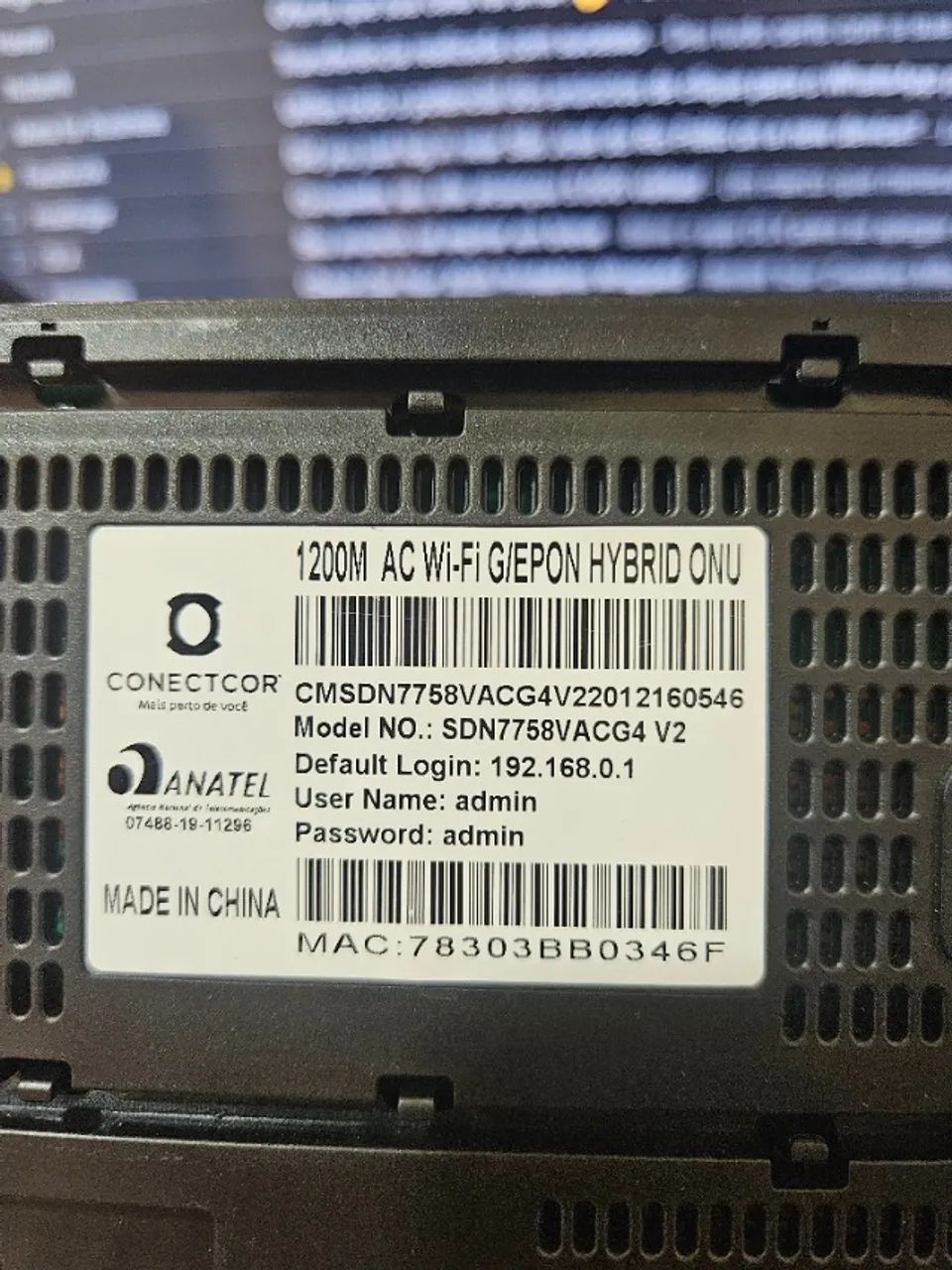 Chima ONT HIBRIDA AC1200 SDN7758VACG4 (25 unidades) - Foto 2