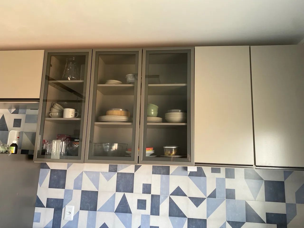 Armário de Cozinha com Vidro - Novo - Foto 2