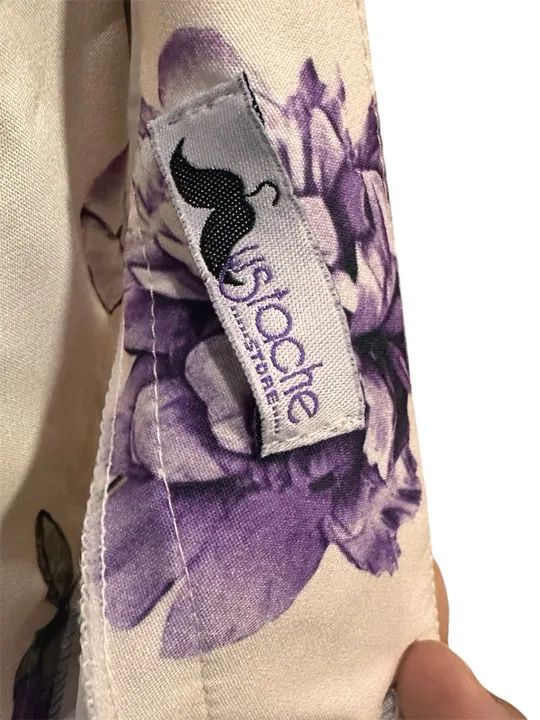 Saia Midi Floral com Cinto - Mustache Store - Foto 5