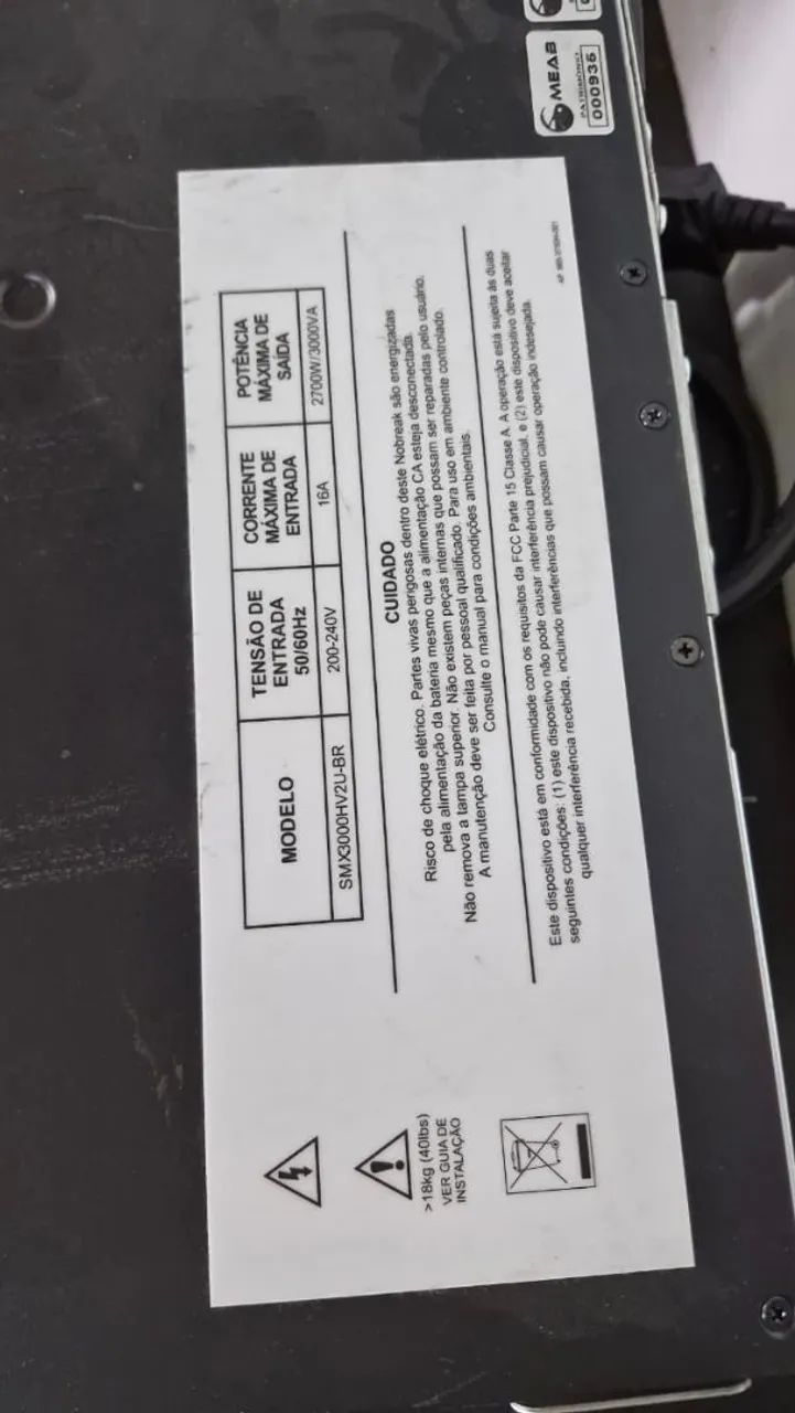 Nobreak  senoidal APC 3000 - Foto 5