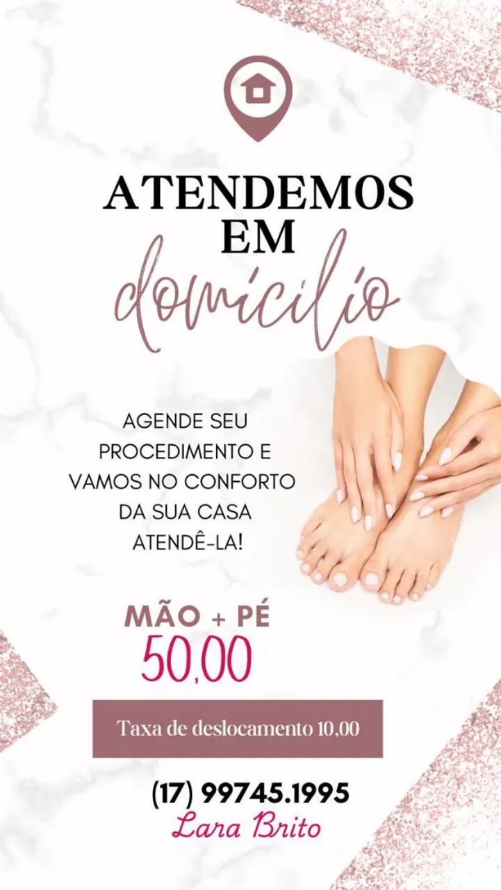 Manicure e pé de cure 