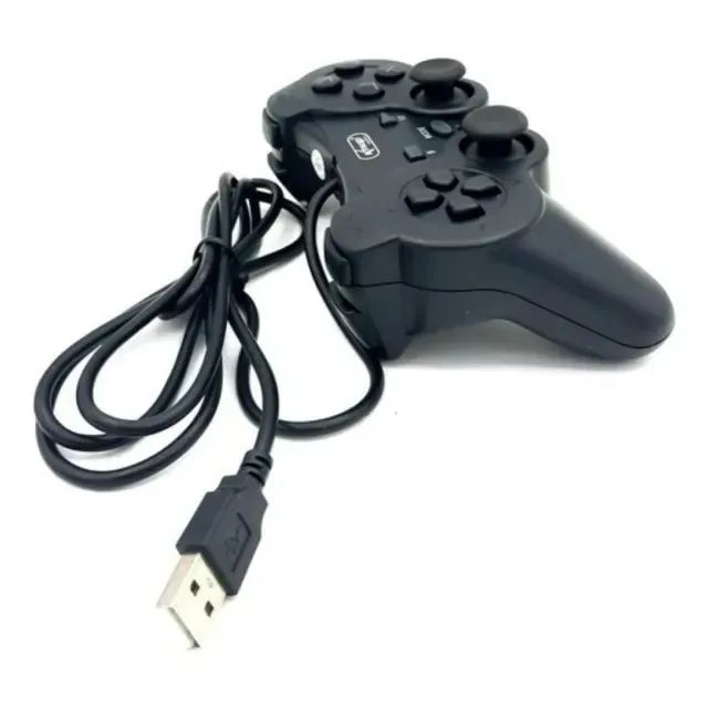 Controle Usb Para Pc Com Fio Joystick Knup KP-CN701 Loja Coimbra Computadores Entrega - Foto 5