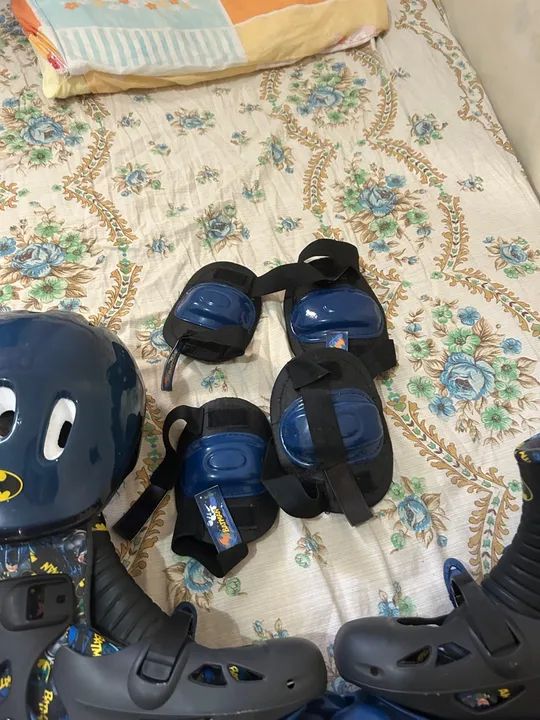 Patins Infantil Batman - Tamanho 37/40 - Foto 3