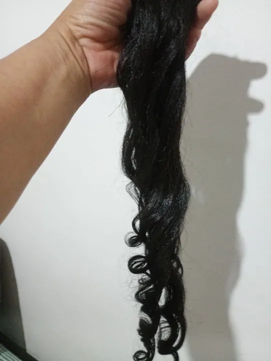 Cabelo de fibra bio vegetal leia a discrição  - Foto 4