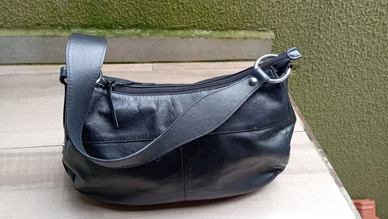 Bolsa de couro legítimo  - Foto 2