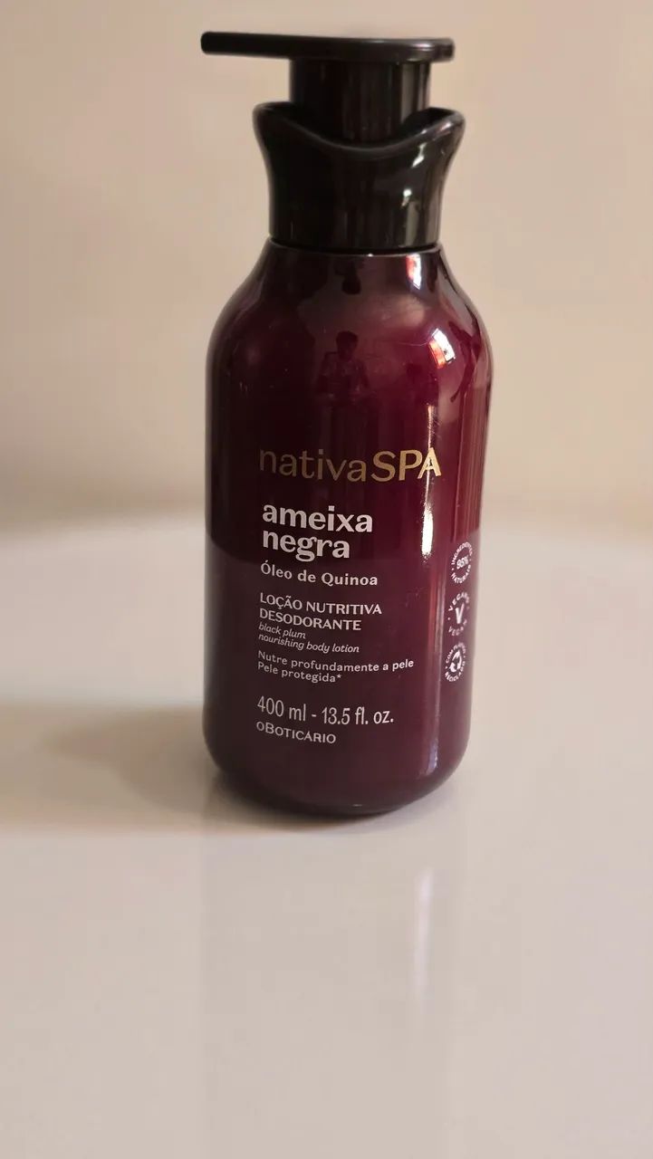 HIDRATANTE NATIVA SPA AMEIXA NEGRA- 400ml <br>40l<br><br>CORPORAL NATIVA SPA AMEIXA NEGRA<br><br>400Ml
