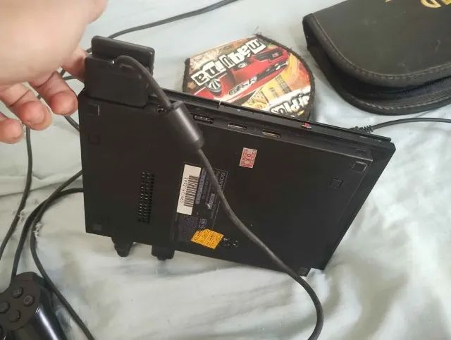 PS2 Slim Funcionando 100% + 55 Jogos Clássicos (GTA, God of War, NFS) - Foto 4