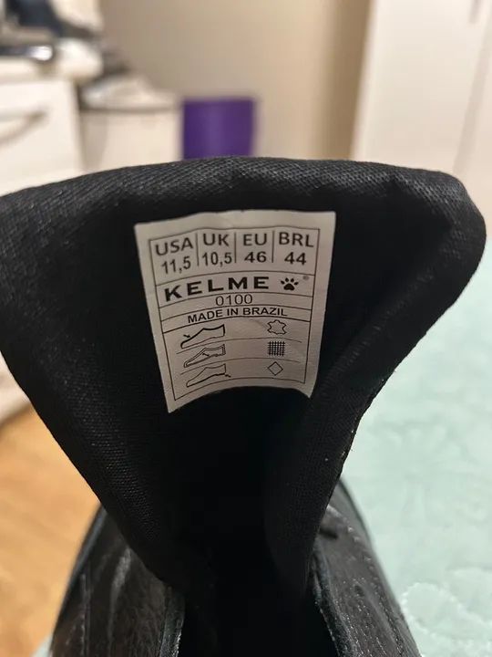 Chuteira society preta Kelme TAM 43-44 - Foto 5