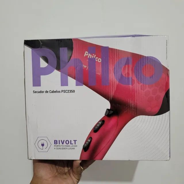 Secador de cabelo Philco bivolt - nunca usado