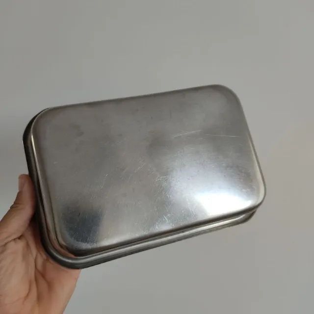 antiga bandeja cirurgica pequena inox fracalanza (usado) - Foto 5