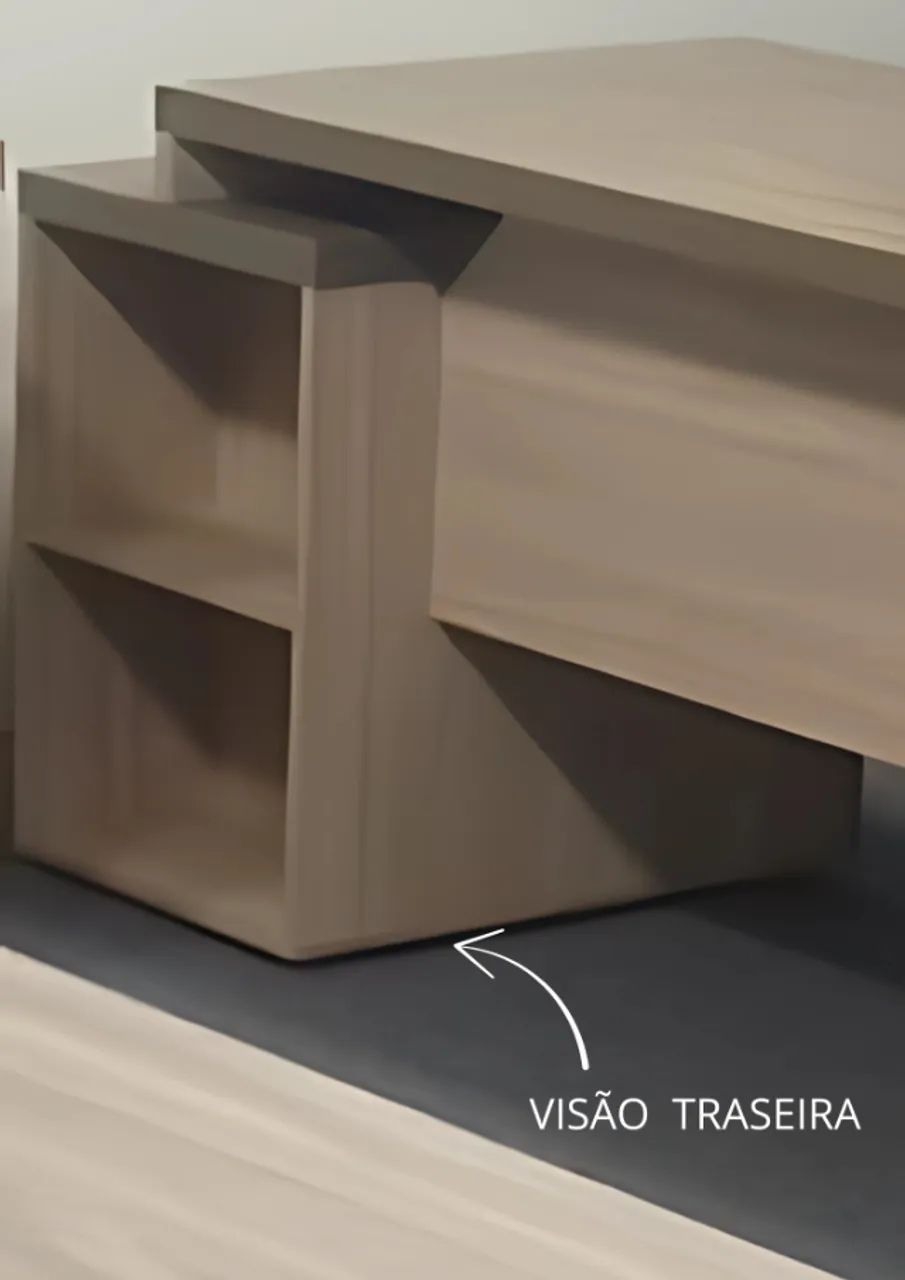 Mesa com 04 gavetas  L 150 - Promoção - Foto 4