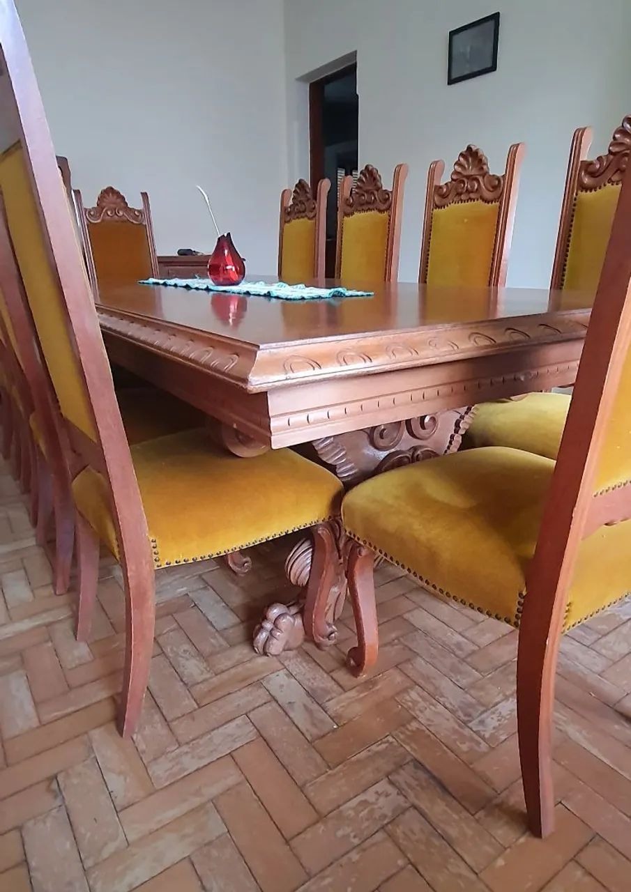 Mesa e cadeiras em Madeira de Lei  - Foto 4