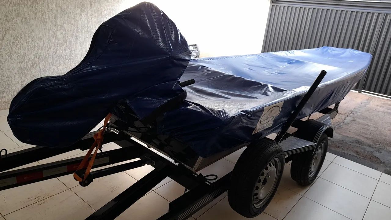 Barco Marreco 55m Mercury 30h berço Bandeirantep - Foto 9