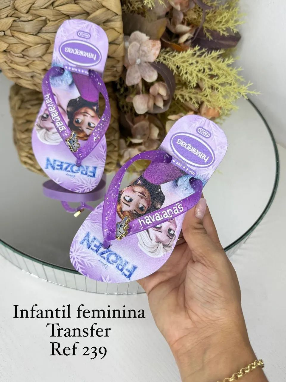 Sandália Havaianas Infantil Feminina Paw Patrol Transfer - Foto 3