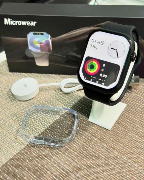 Smartwatch W29S Serie 10 Ilha Dinamica NFC Chat GPT GPS 2GB foto  47mm Original - Foto 2