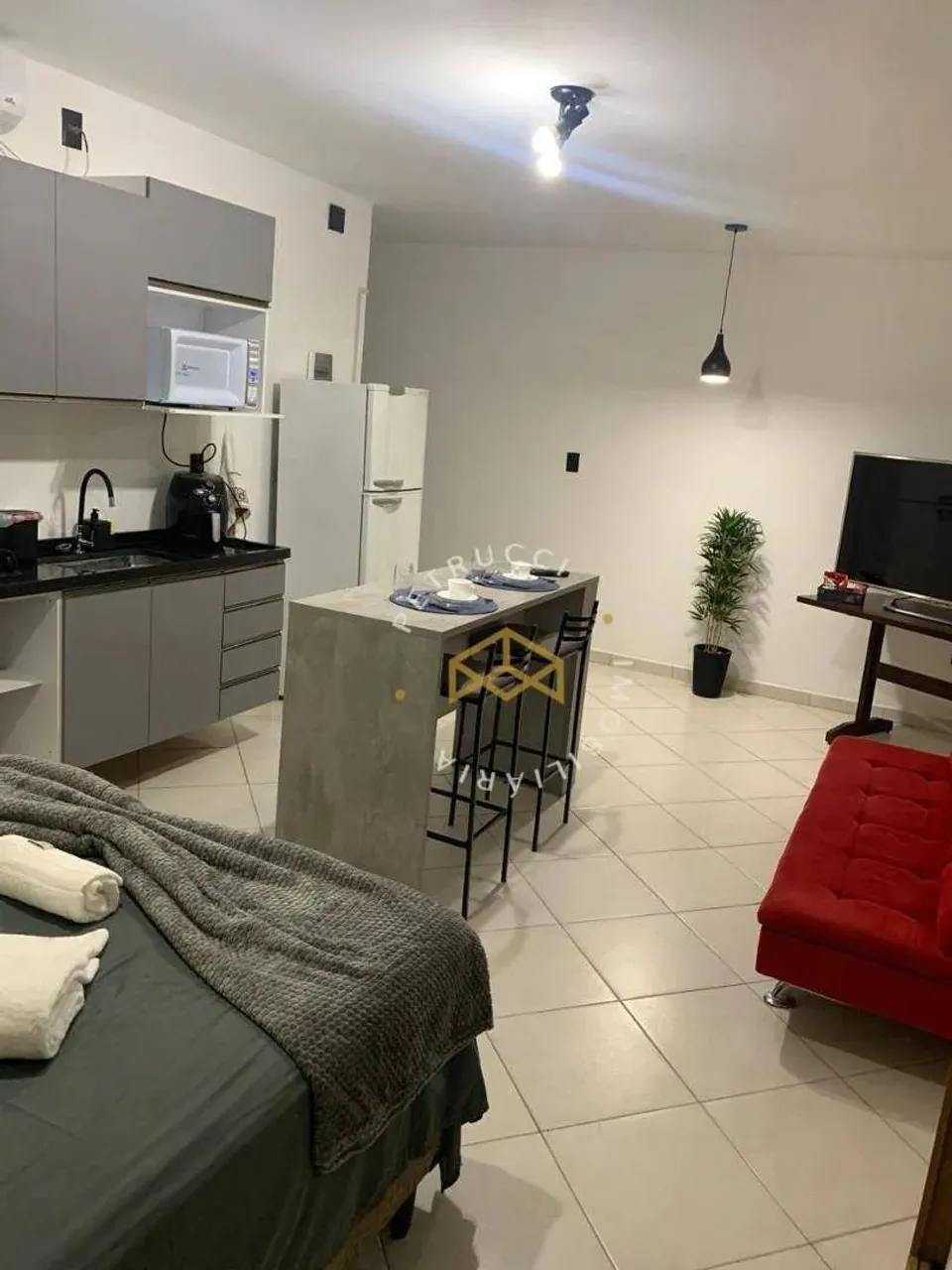 Studio com 1 dormitório para alugar, 30 m² por R$ 3.300,02/mês - Cambuí - Campinas/SP