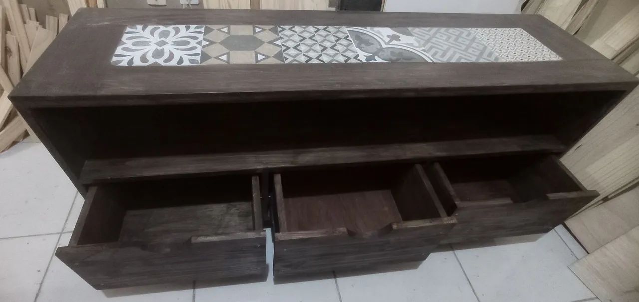 Rack rústico em pinus - Foto 2