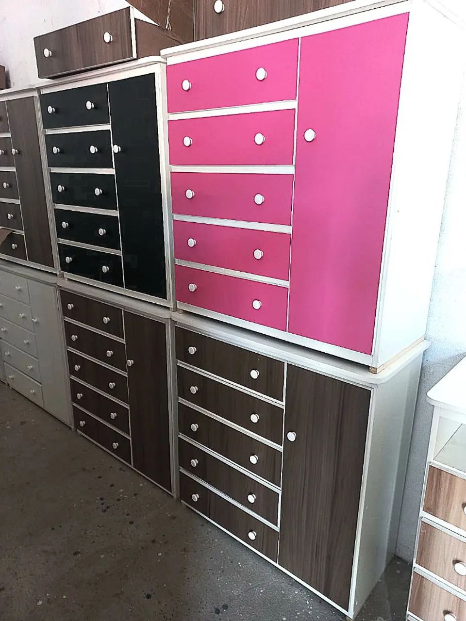 Cômoda Sapateira 4 ou 5 Gavetas MDF - Foto 4