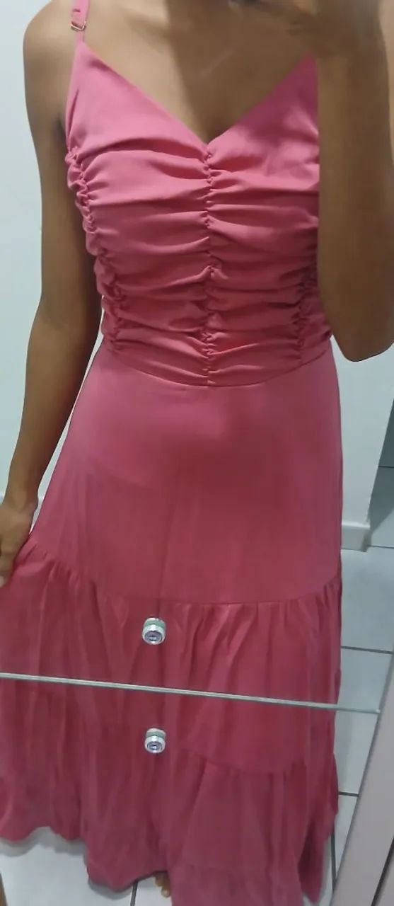 Vestido Longo Rosê