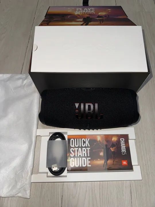 NOVO Caixa de Som JBL Charge 5 - Bluetooth - Impermeável - Foto 3