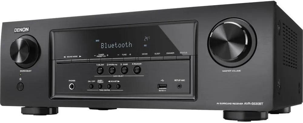 Receiver Denon 4k 530bt 5.2 Hdmi 140w Bluetooth eArc App No Smartphone