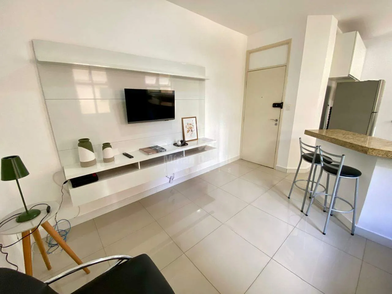 Apartamento de 1 quarto mobiliado no Sion