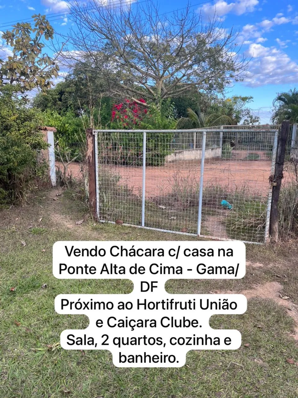 Vendo Chácara 2500m