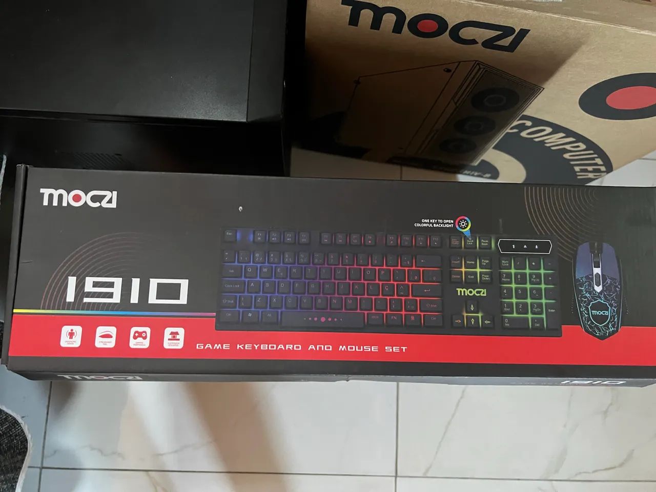 Kit teclado e mouse gamer