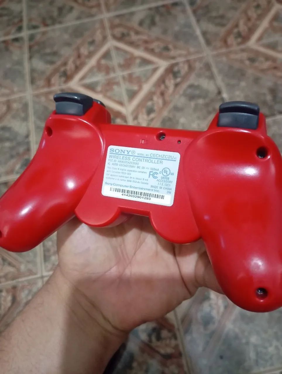 Controle original para PS3 - edição vermelho ,em excelente estado! - Foto 5
