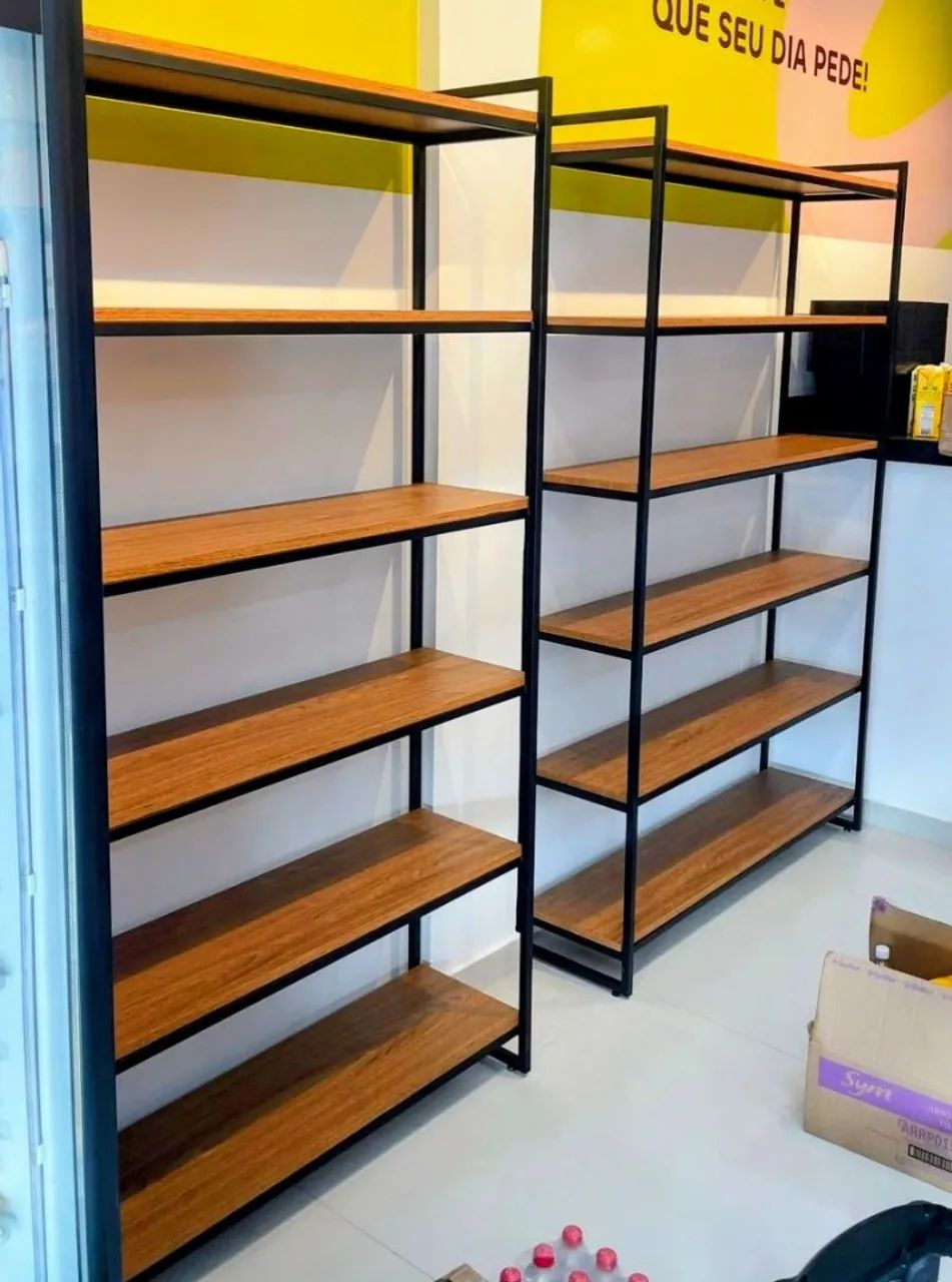 Prateleira em Estilo Industrial ( Somos Fabricantes )