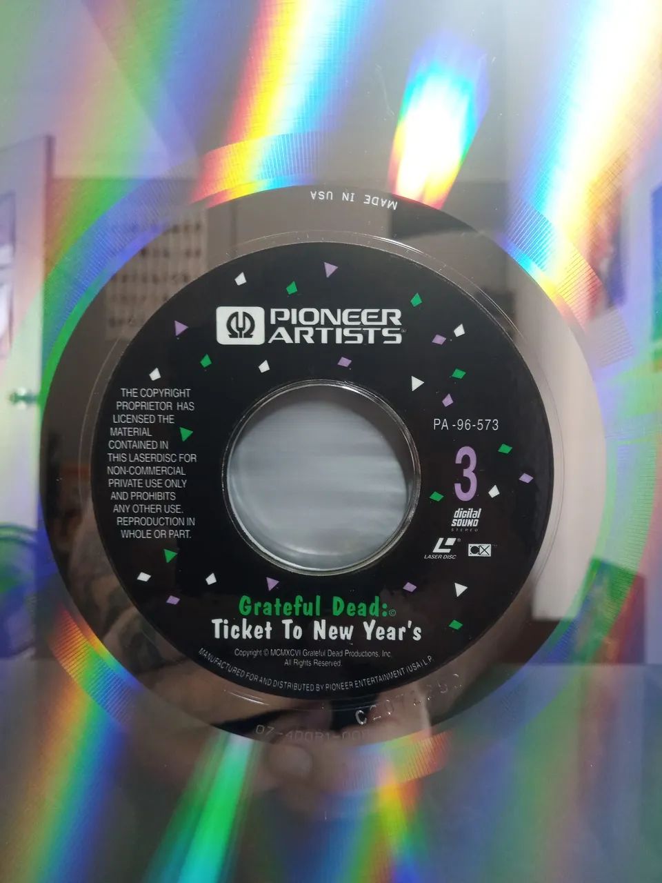 LD LaserDisc Grateful Dead - Ticket To New Year's - Foto 4