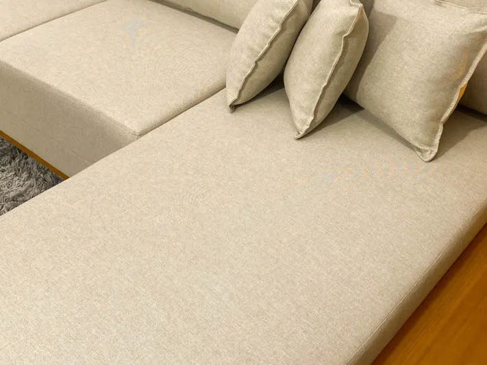 Sofá com Chaise Clara Apoio Lateral em Madeira a75 - Foto 3