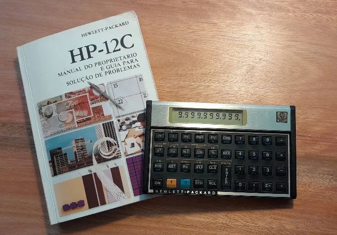 Calculadora HP-12C c/ manual