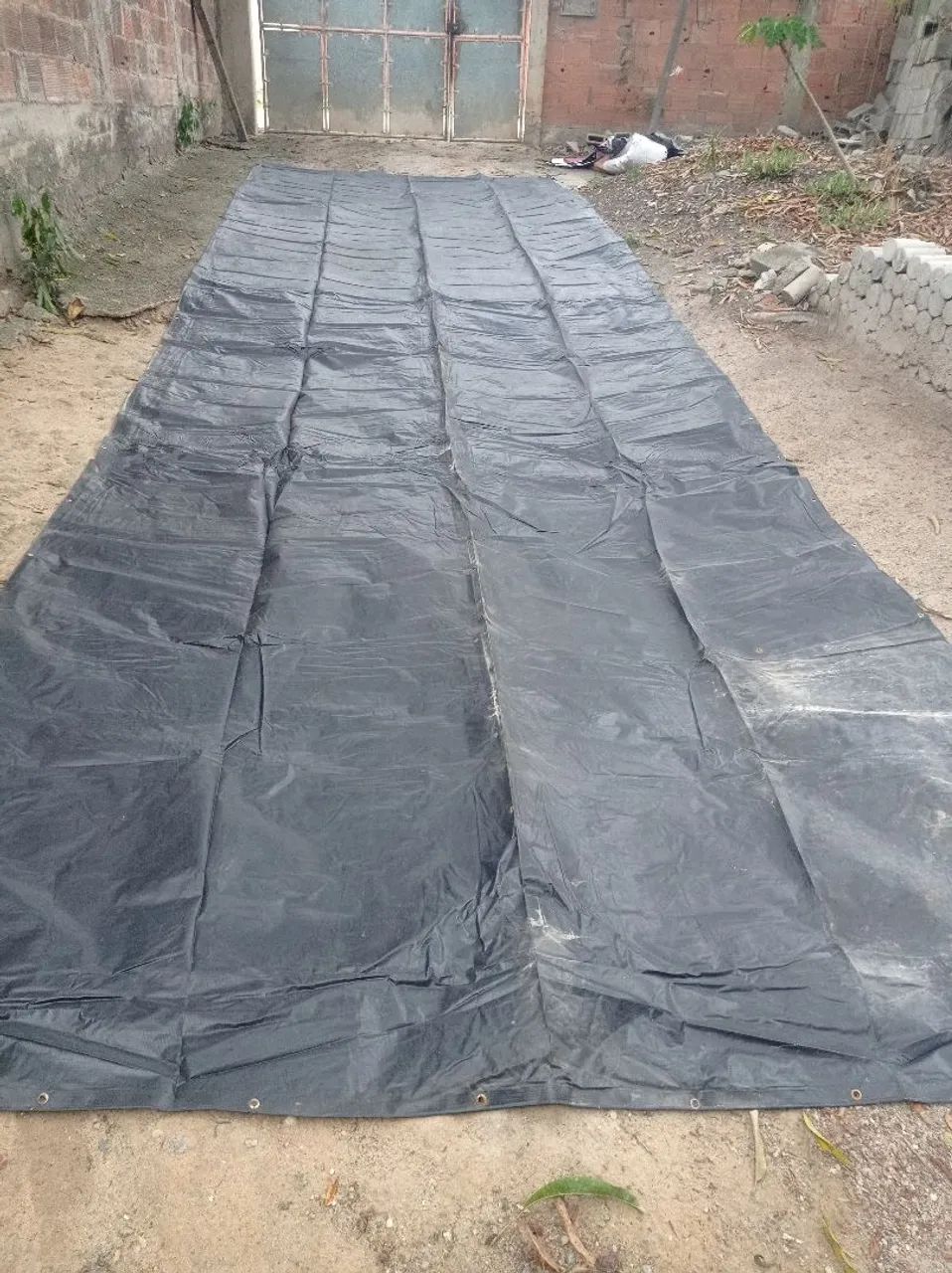 Lona Preta Impermeável - tamanho 10×3