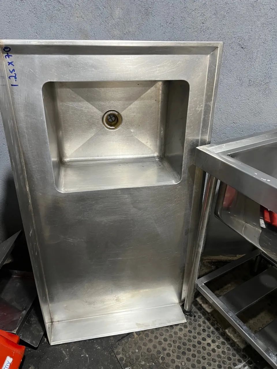 Pia de Inox para Restaurante 1,25x70