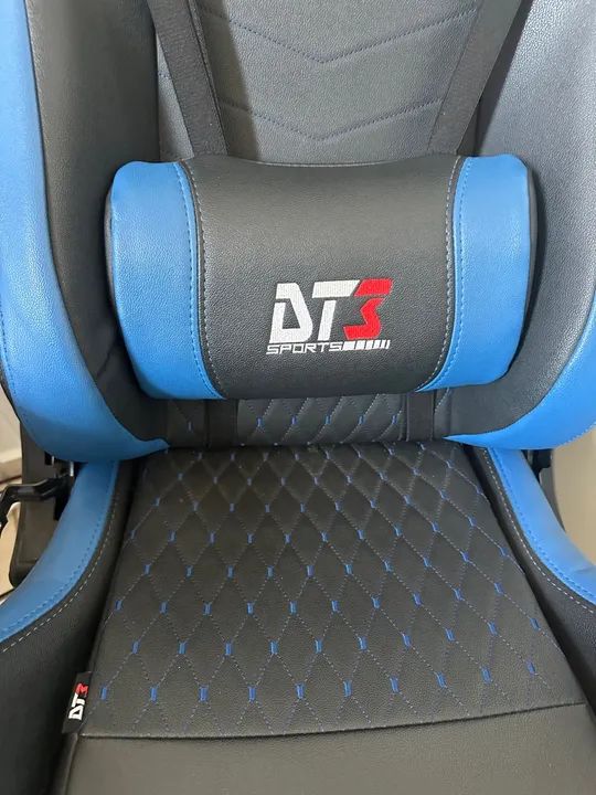 Cadeira Gamer DT3 Sports Rhino Azul - Foto 3