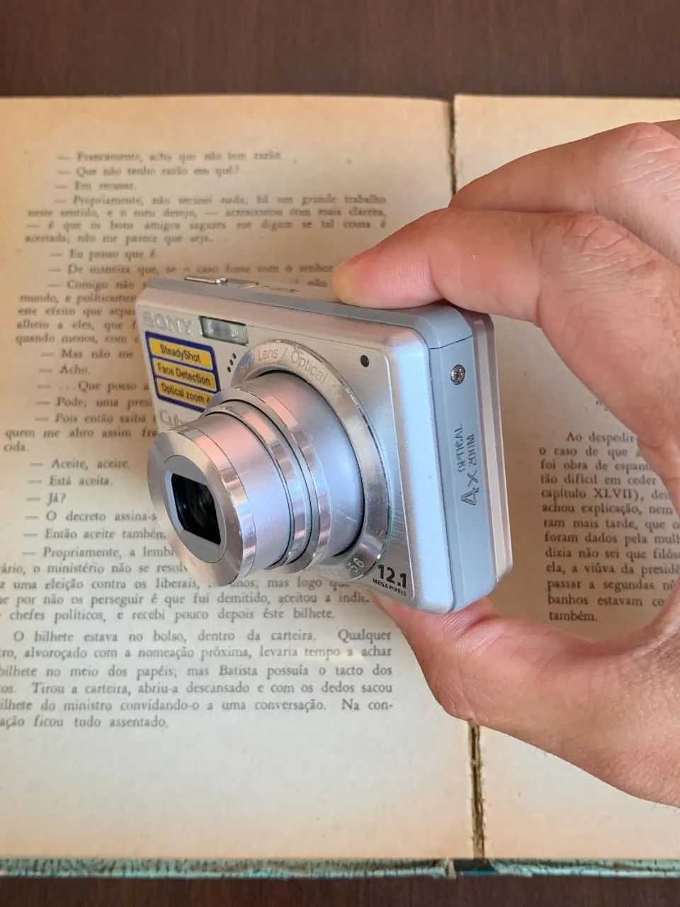 câmera digital sony cybetshot dsc-s980 completa e pronta pra uso! - Foto 5