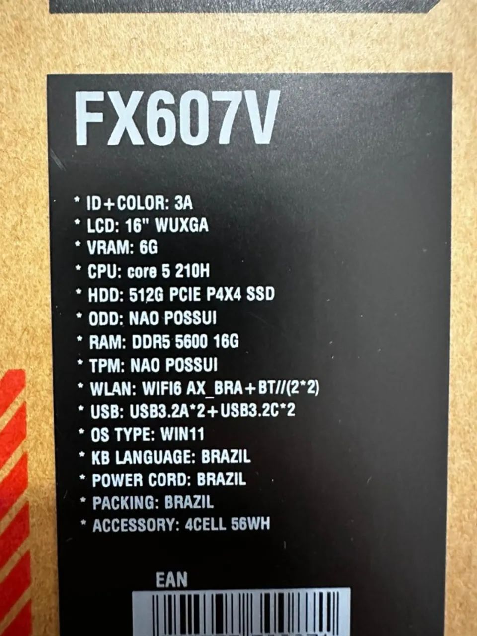 ASUS TUF F16 - Core 5 + RTX 4050 - NOVO - Foto 3