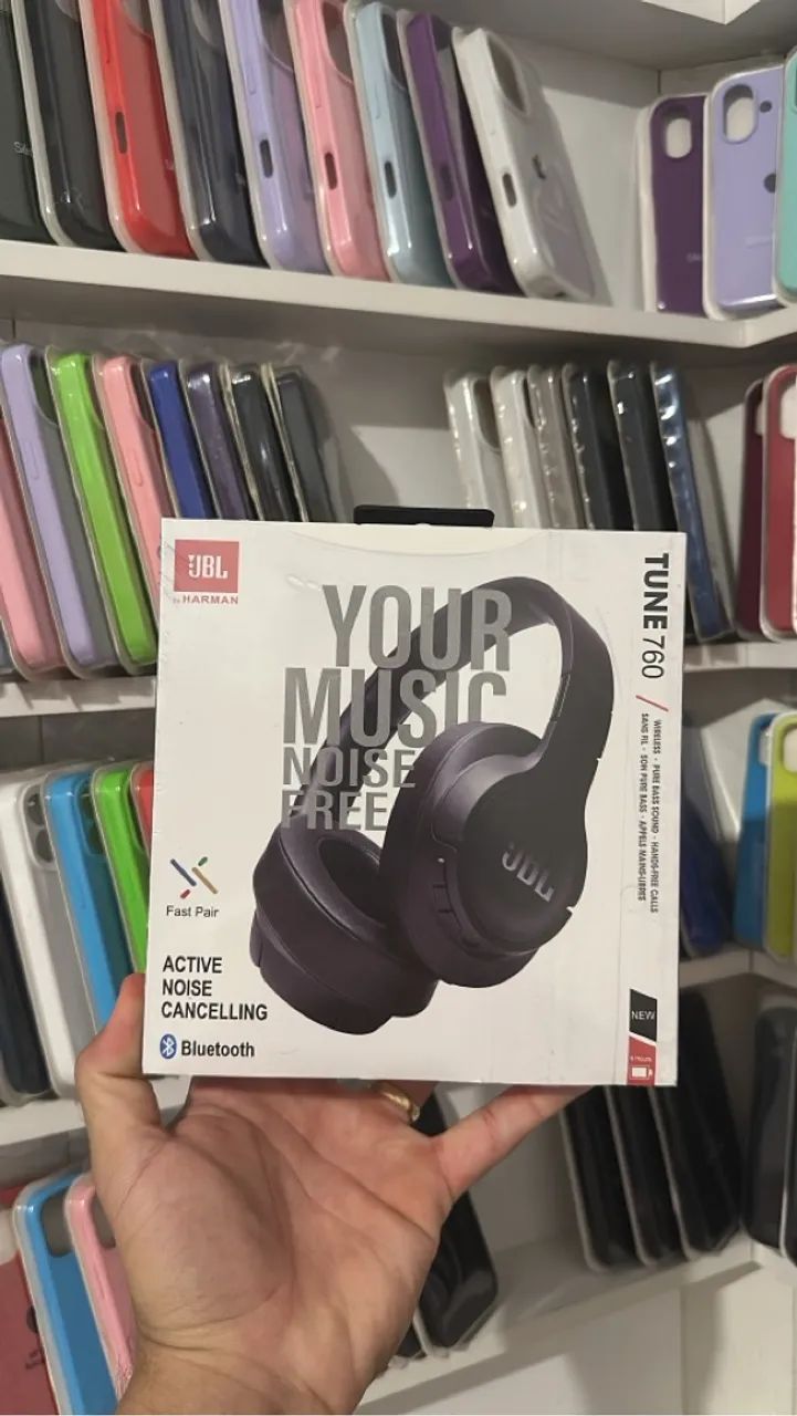 Fone de Ouvido JBL Tune 760 - Sem Fio com Cancelamento de Ruído