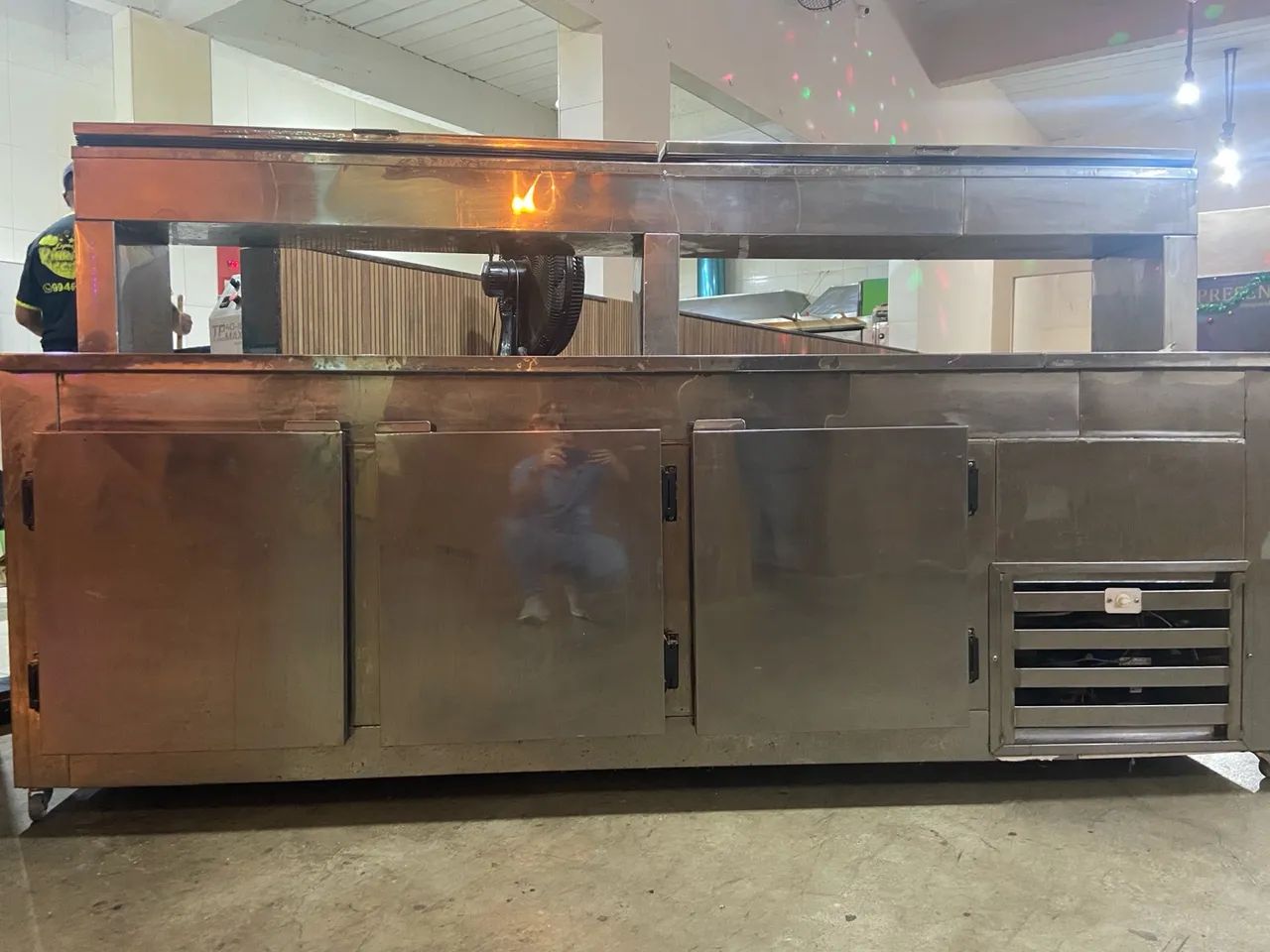 Condimentadora de pizzaiolo nova, 3 portas