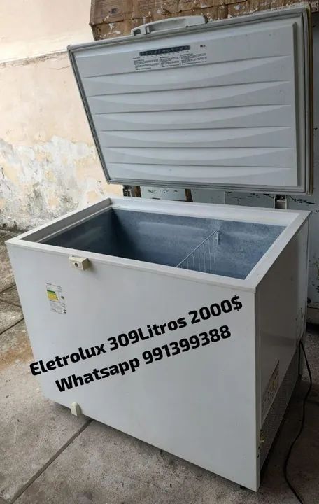 Freezer Eletrolux 309 litros estado de novo perfeito 